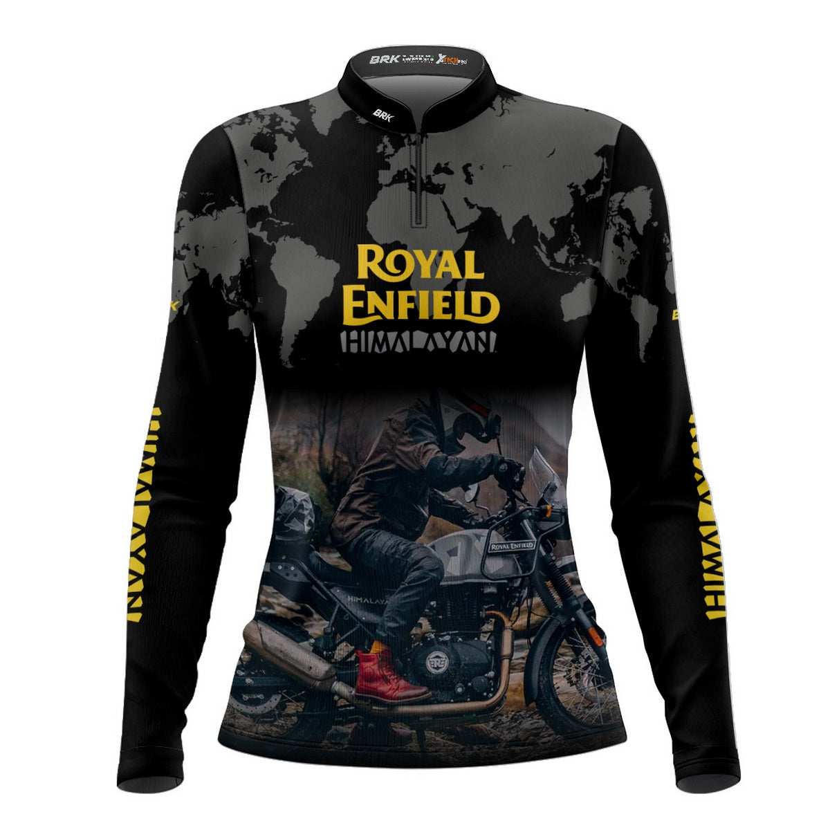 Camisa de Motociclismo Feminina Brk Royal Enfield Himalaian com Proteção UV50+