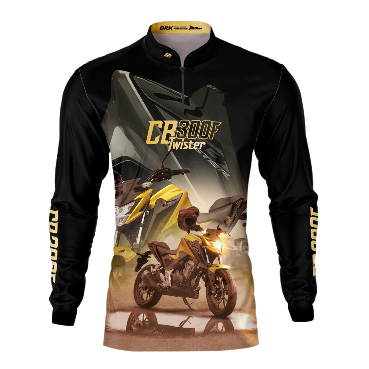 Camisa de Motociclismo Brk CB300F Twister com Proteção UV50+