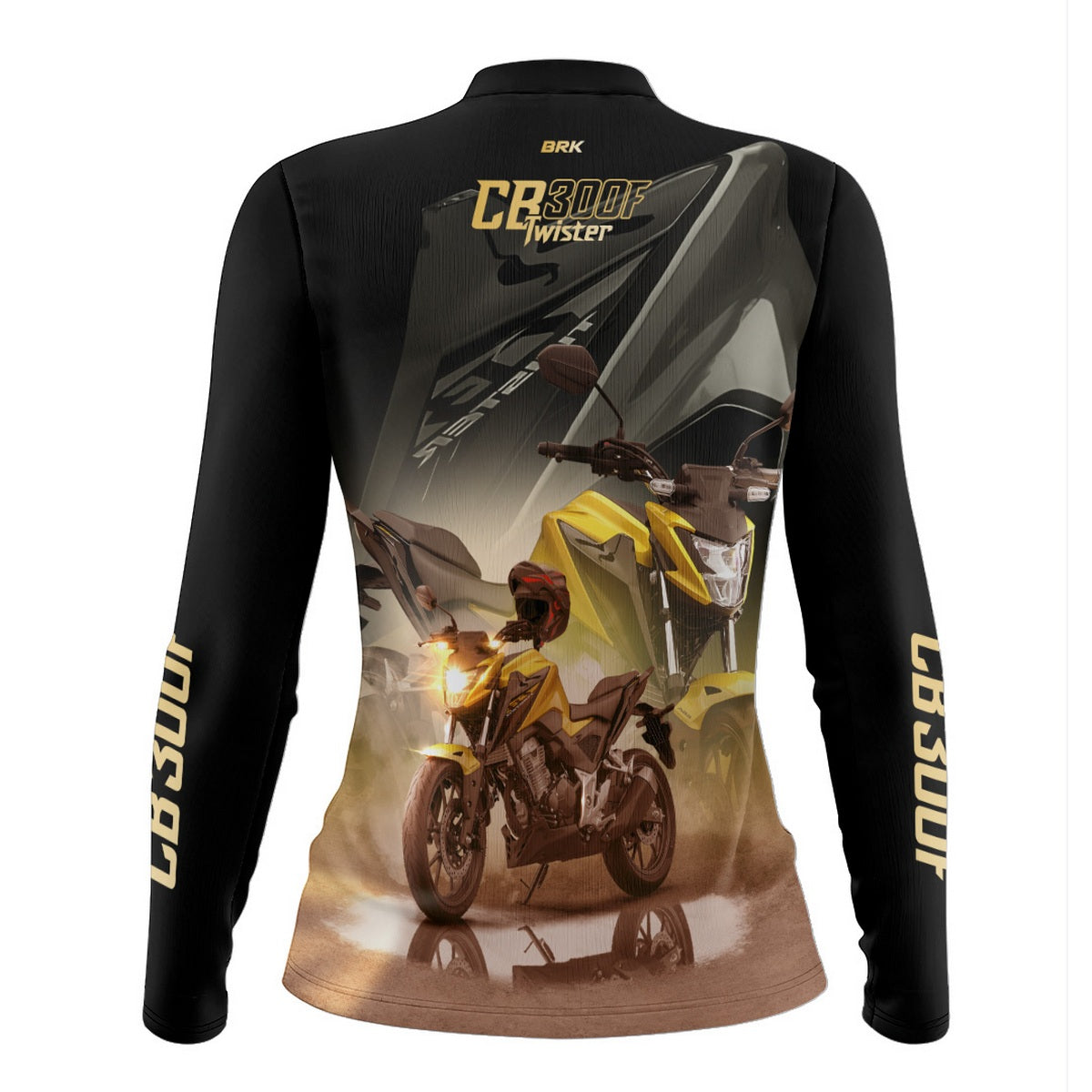 Camisa de Motociclismo Feminina Brk CB300F Twister com Proteção UV50+