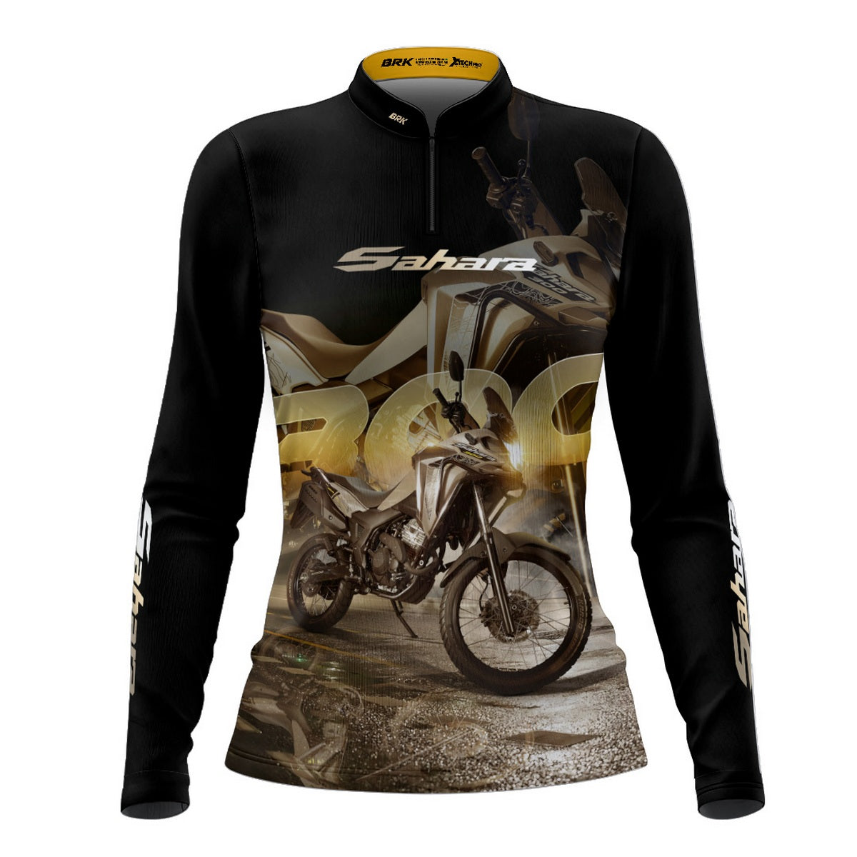 Camisa de Motociclismo Feminina Brk XRE 300 SAHARA com Proteção UV50+
