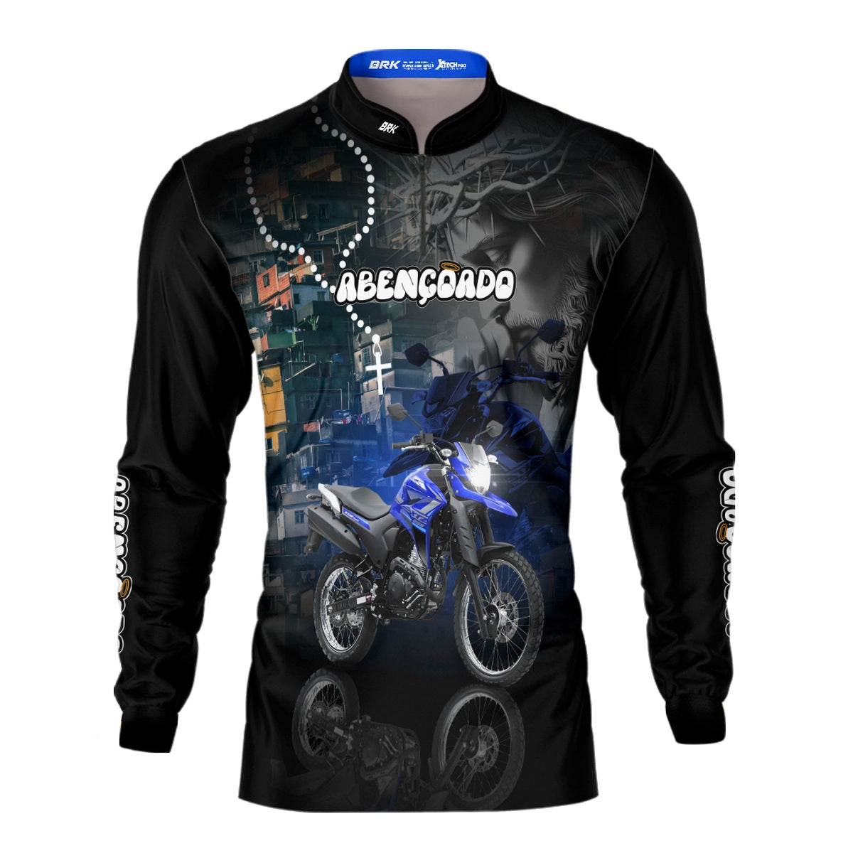 Camisa de Motociclismo Brk Xtz Lander 250 com Proteção UV50+
