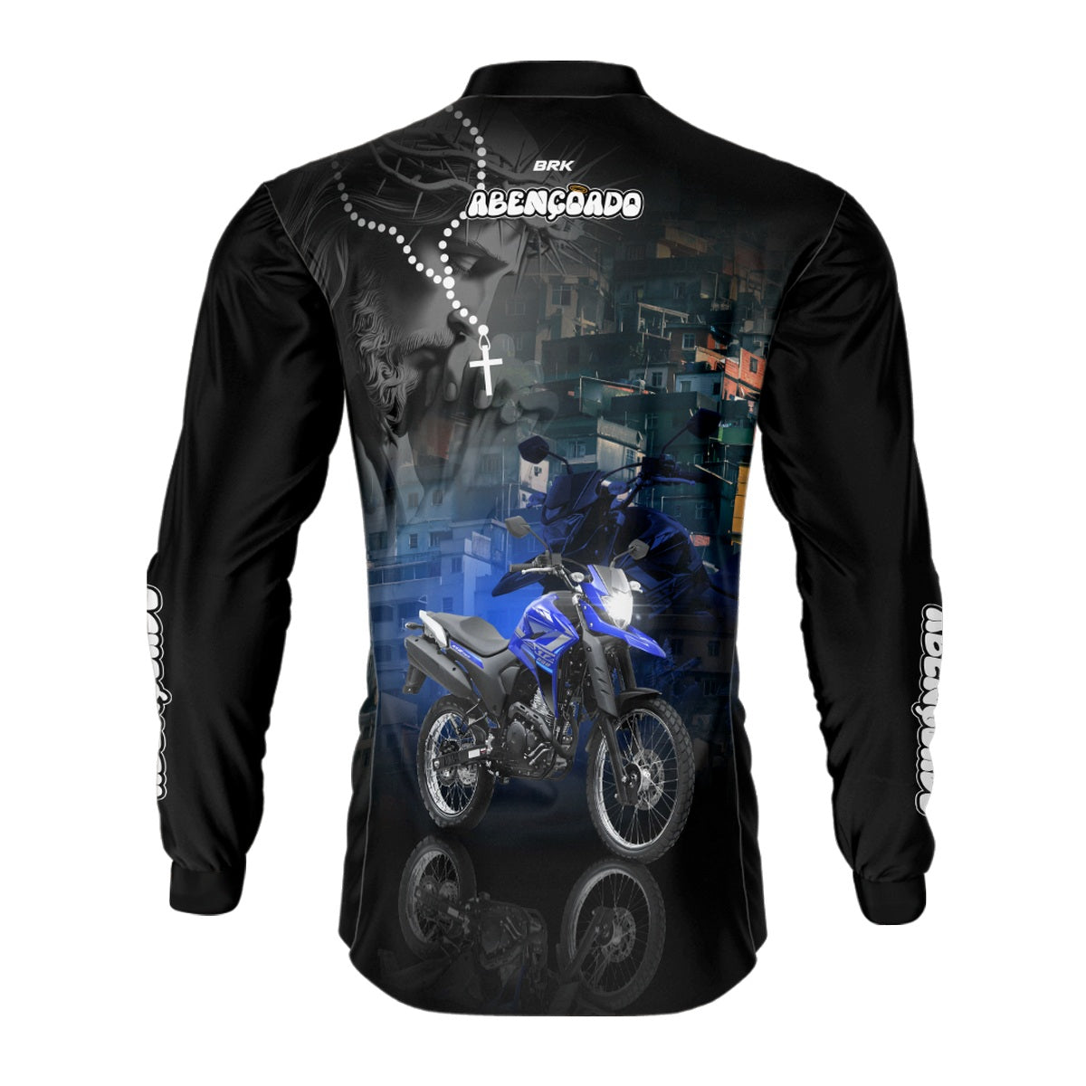 Camisa de Motociclismo Brk Xtz Lander 250 com Proteção UV50+