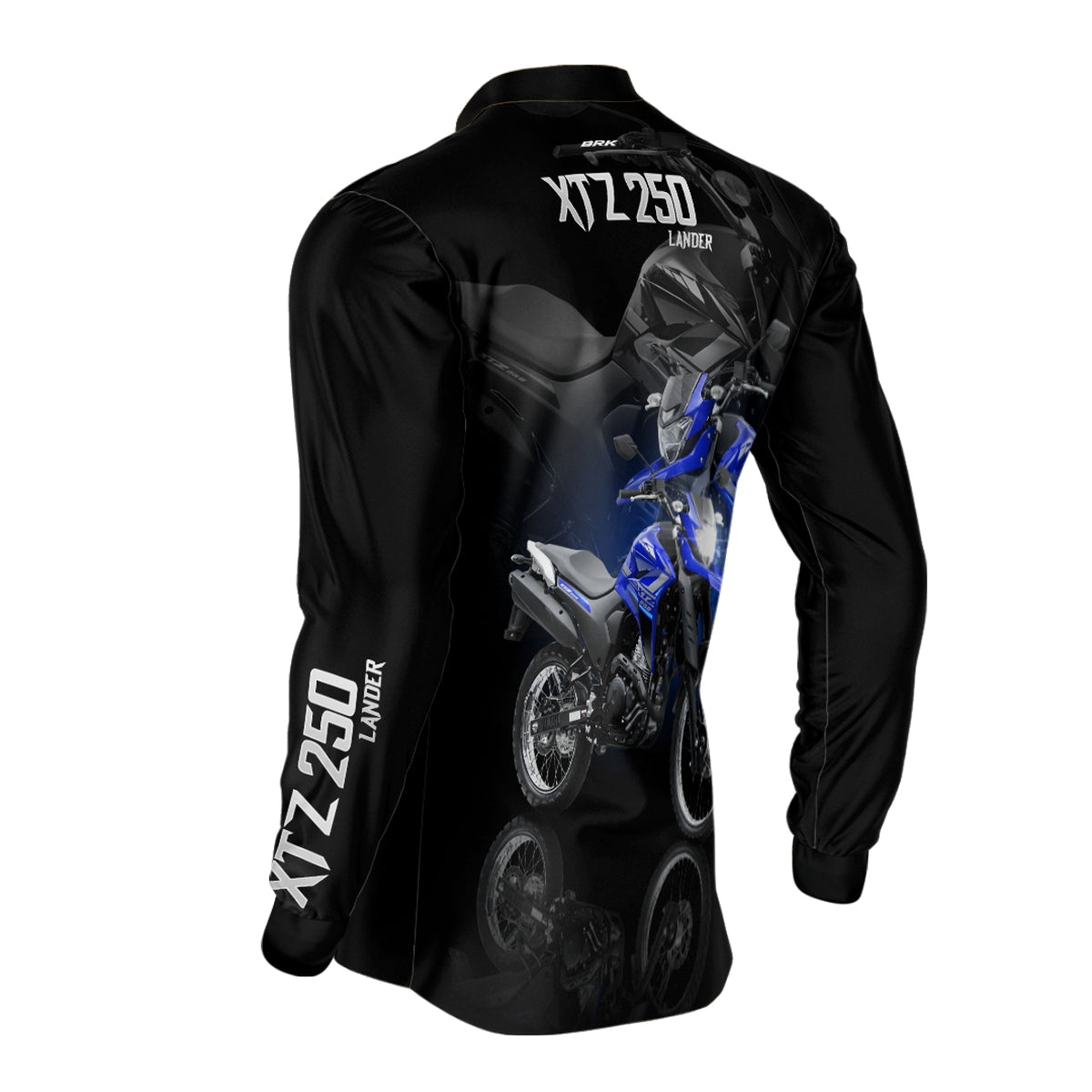 Camisa de Motociclismo Brk XTZ 250 AzulProteção UV50+