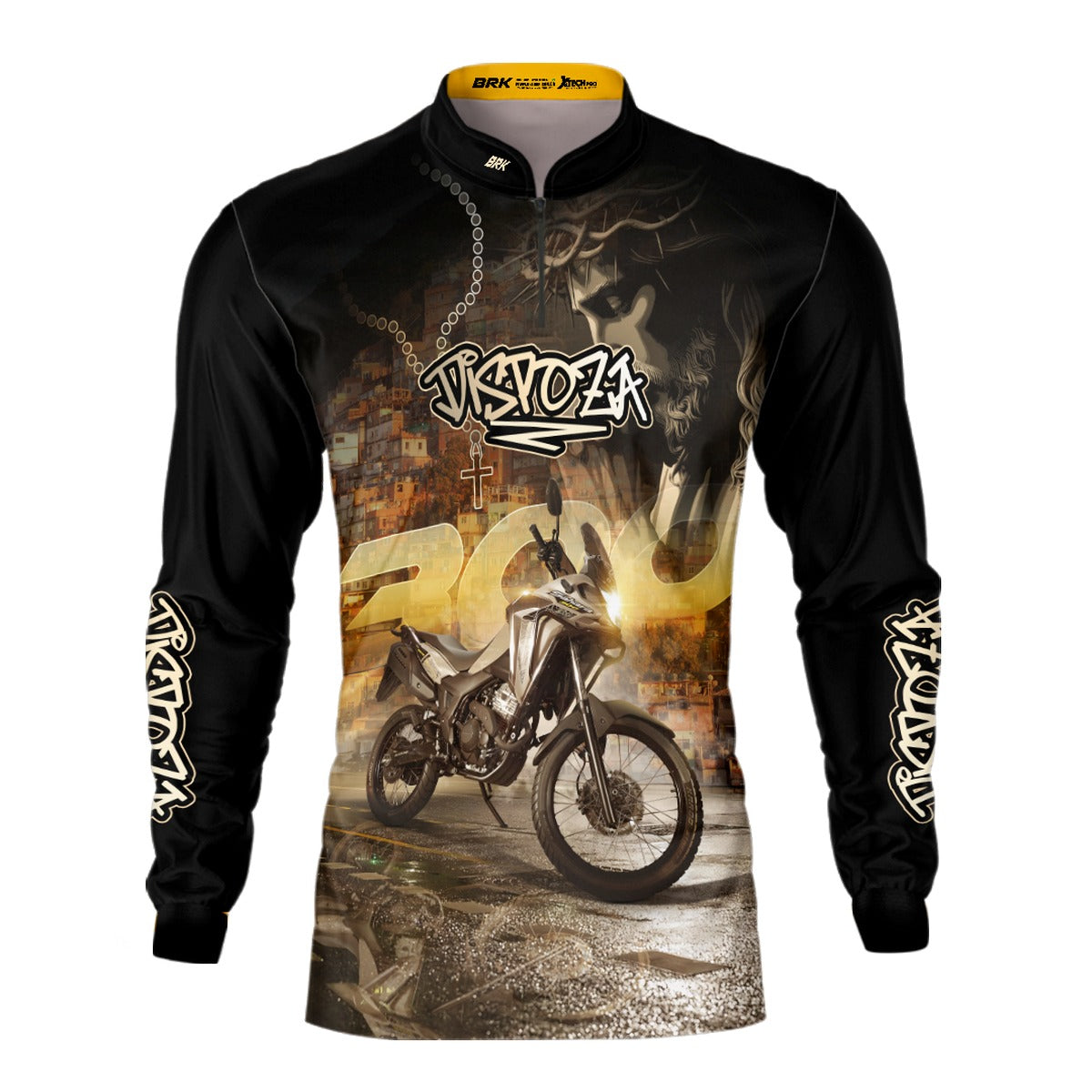 Camisa de Motociclismo Brk Sahara Adventure Proteção UV50+