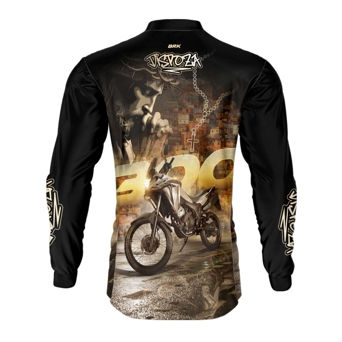 Camisa de Motociclismo Brk Sahara Adventure Proteção UV50+
