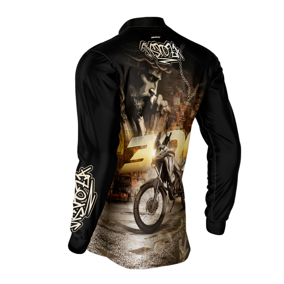 Camisa de Motociclismo Brk Sahara Adventure Proteção UV50+