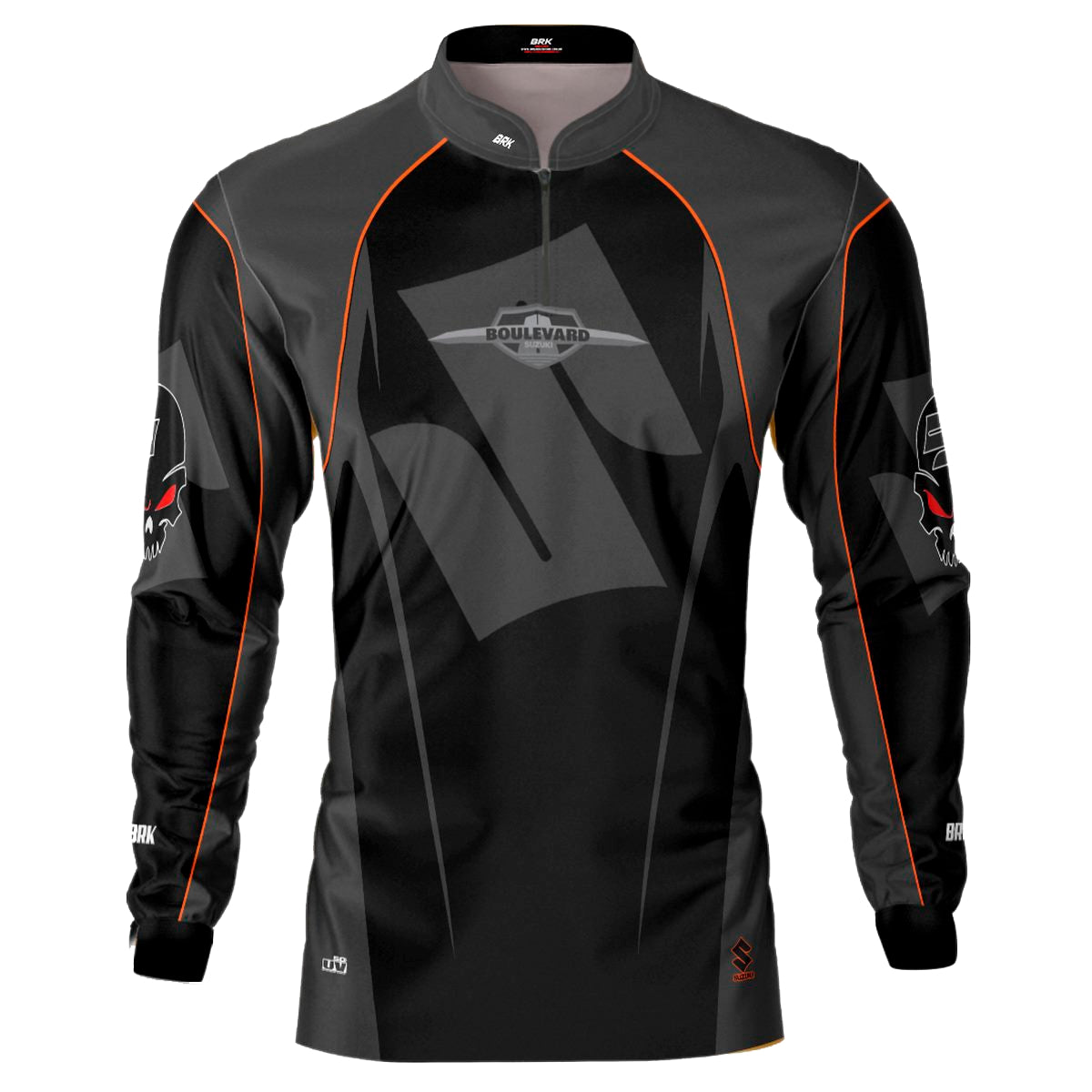Camisa de Motociclismo Brk Suzuki Boulevard com Proteção UV50+