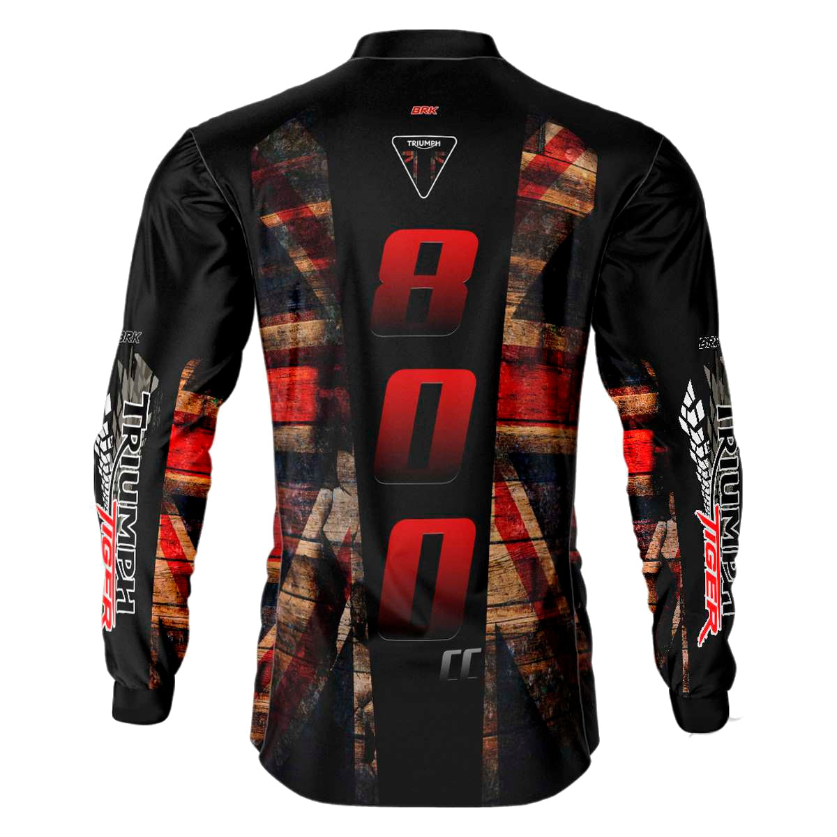 Camisa de Motociclismo Brk Triumph Tiger 800 com Proteção UV50+