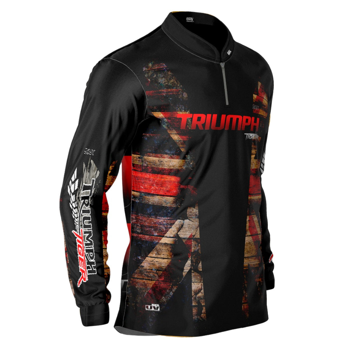 Camisa de Motociclismo Brk Triumph Tiger 800 com Proteção UV50+