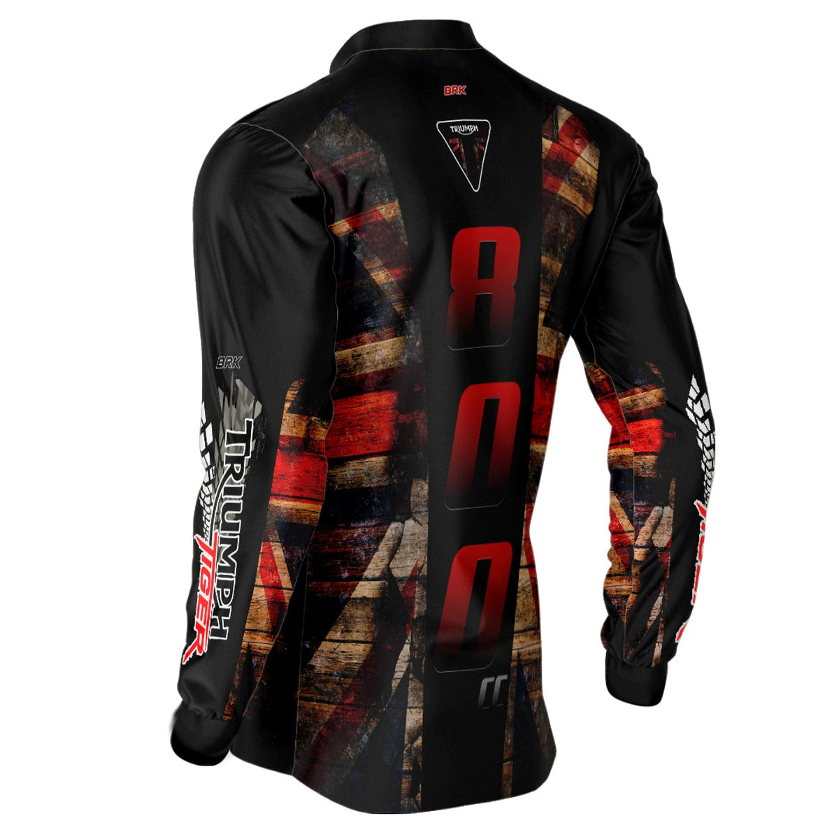 Camisa de Motociclismo Brk Triumph Tiger 800 com Proteção UV50+