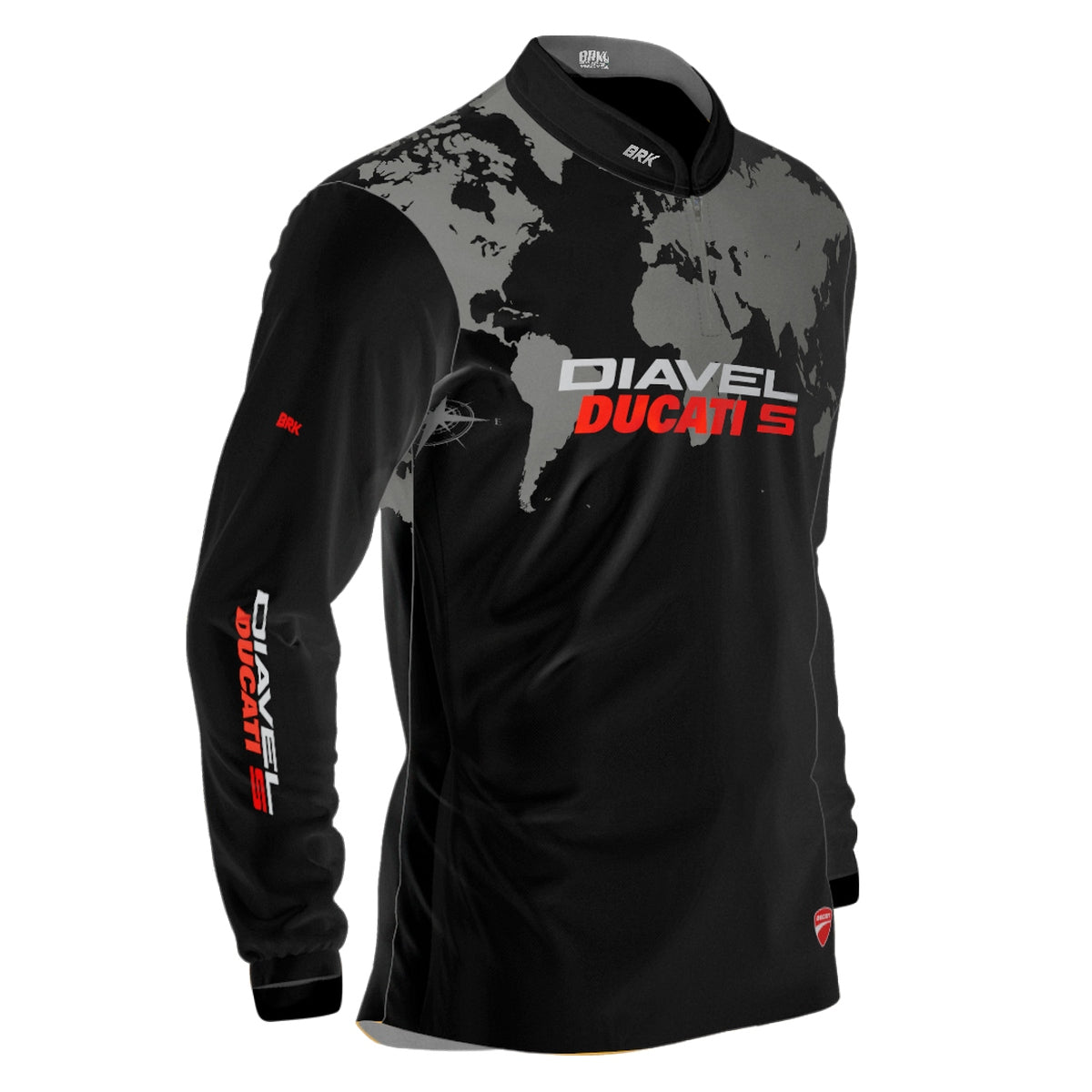 Camisa de Motociclismo Brk Ducati Diavel com Proteção UV50+