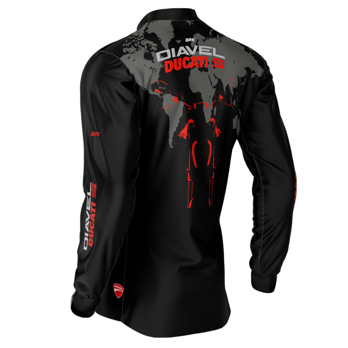 Camisa de Motociclismo Brk Ducati Diavel com Proteção UV50+