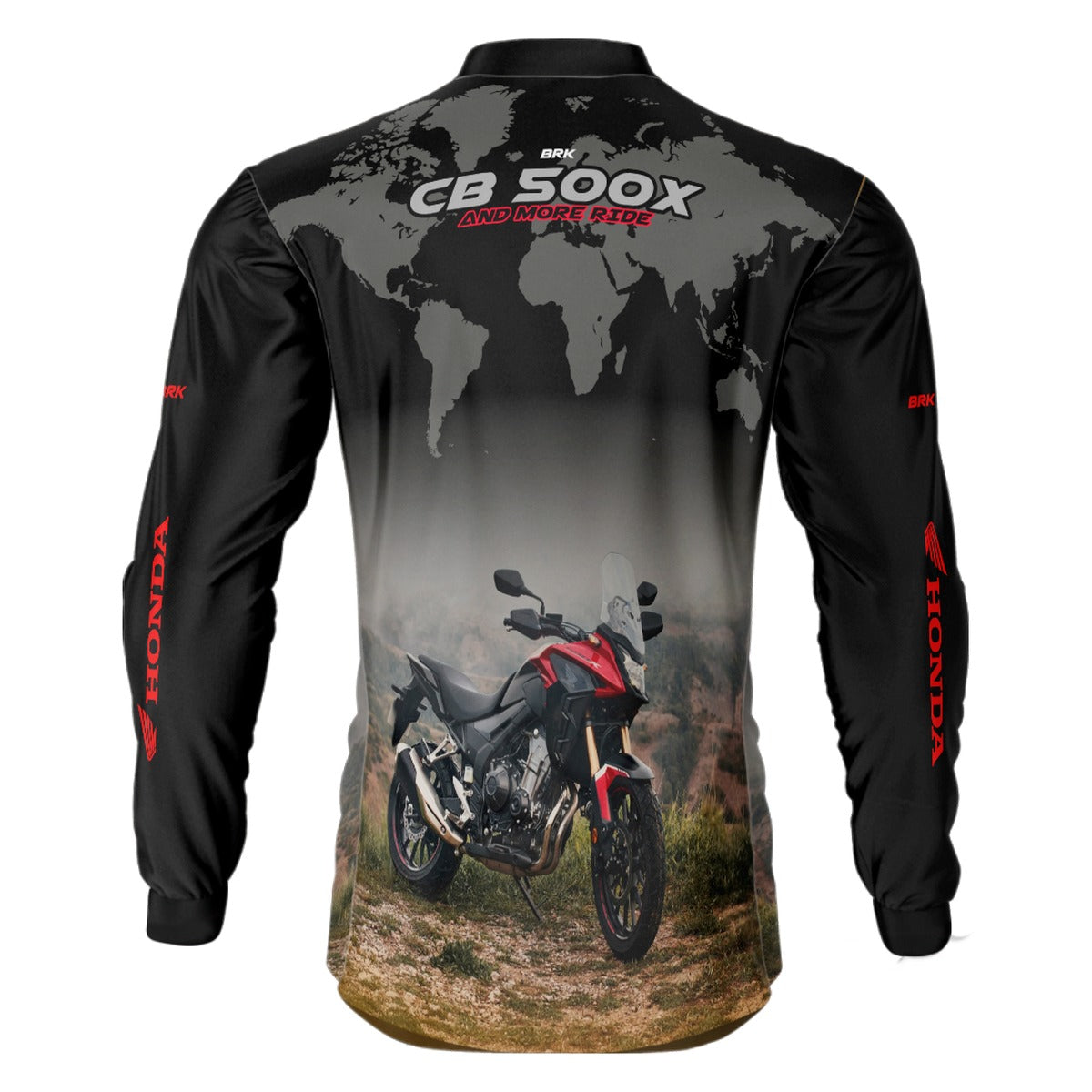 Camisa de Motociclismo Brk Honda CB500 Series com Proteção UV50+