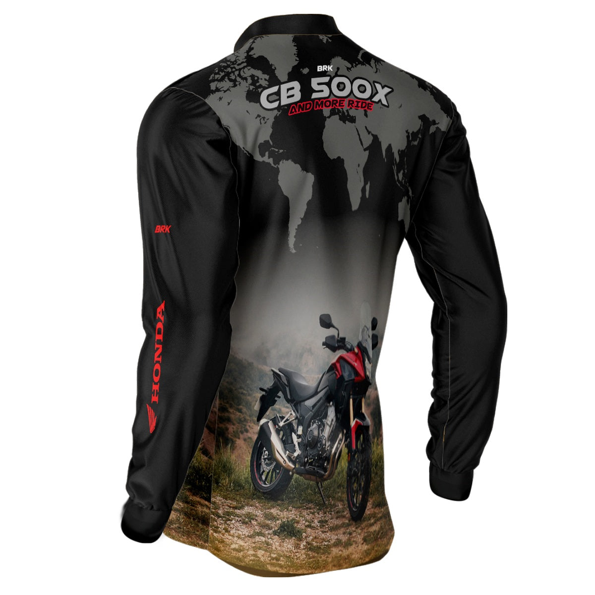 Camisa de Motociclismo Brk Honda CB500 Series com Proteção UV50+