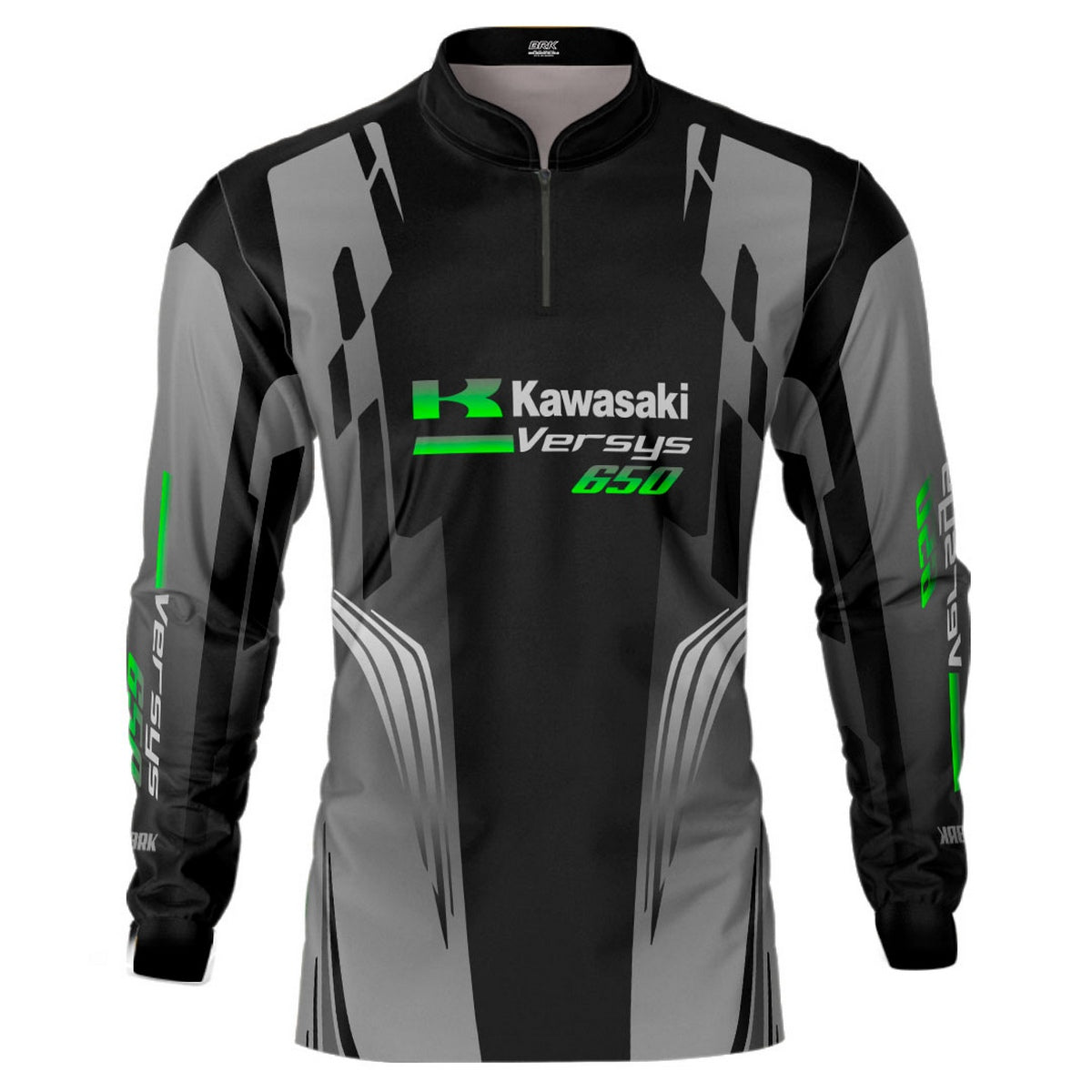 Camisa de Motociclismo Brk Kawasaki Versys 650 com Proteção UV50+
