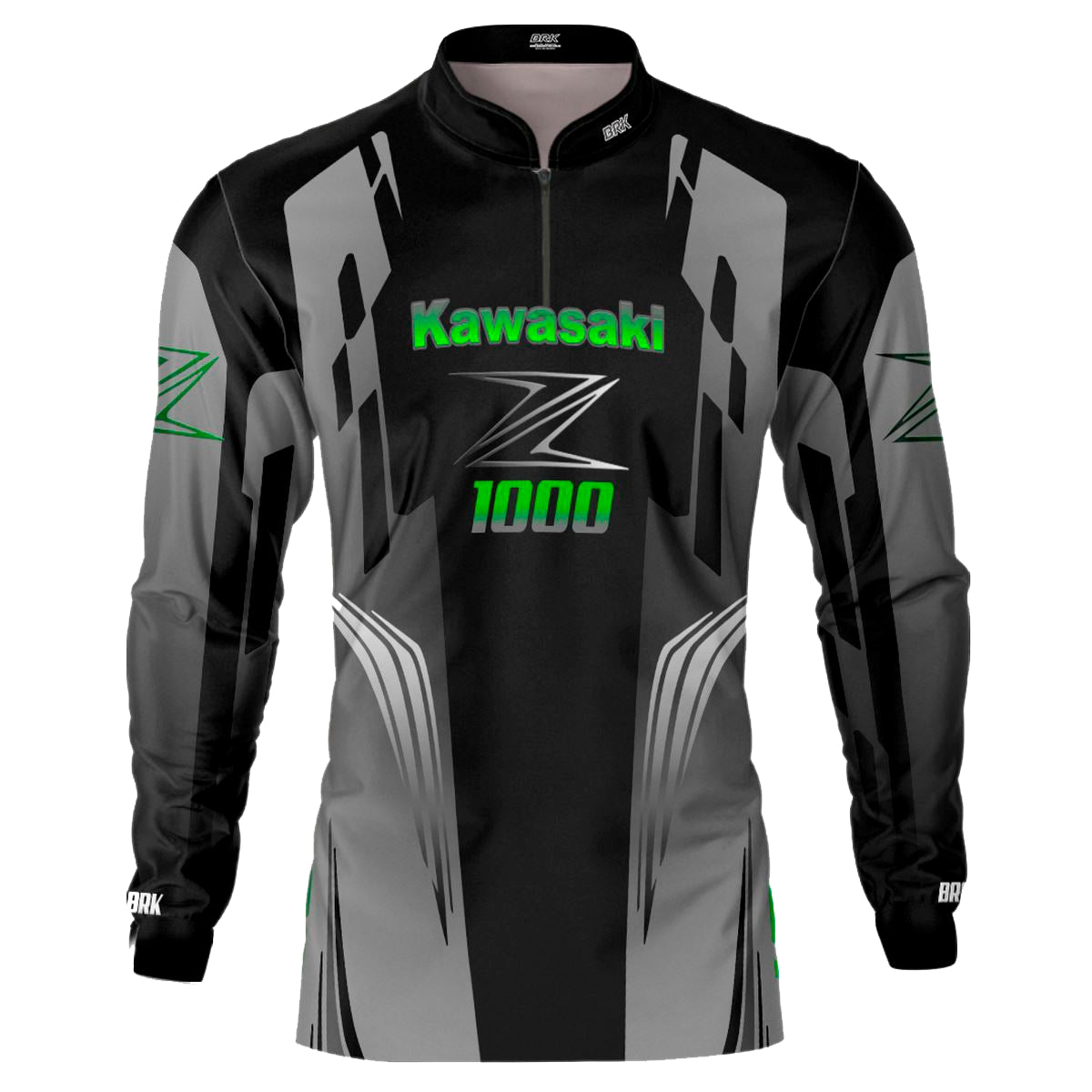 Camisa de Motociclismo Brk Kawasaki Z1000 com Proteção UV50+