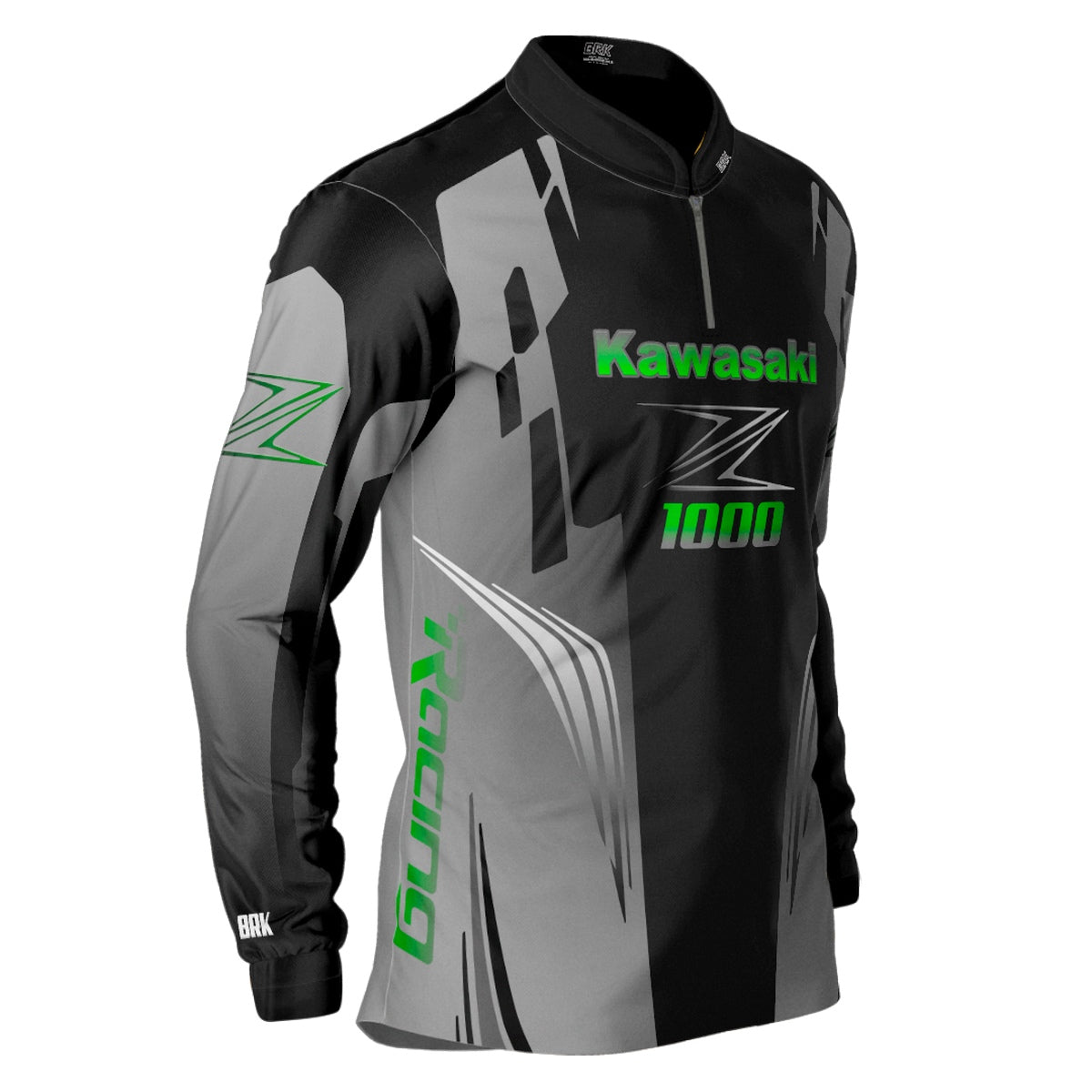 Camisa de Motociclismo Brk Kawasaki Z1000 com Proteção UV50+