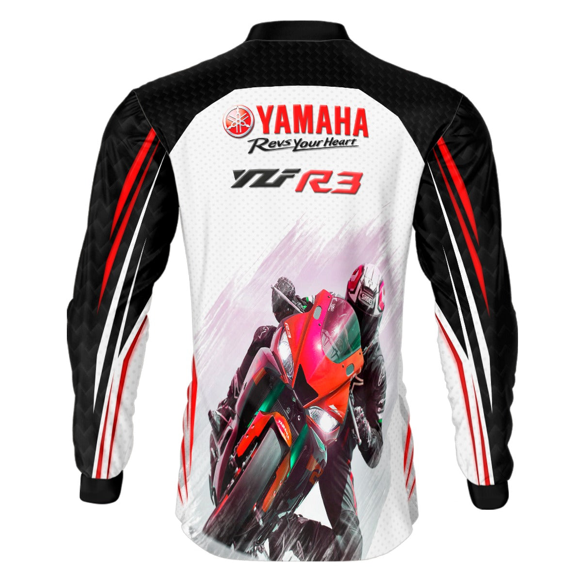 Camisa de Motociclismo Brk Yamaha R3 com Proteção UV50+