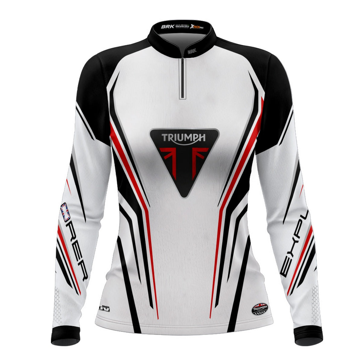Camisa de Motociclismo Feminina Brk Big Trail Explorer com Proteção UV50+
