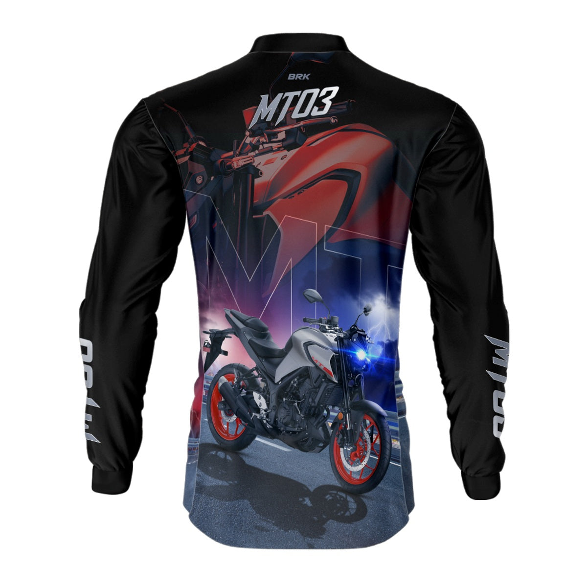 Camisa de Motociclismo Brk MT03 com Proteção UV50+