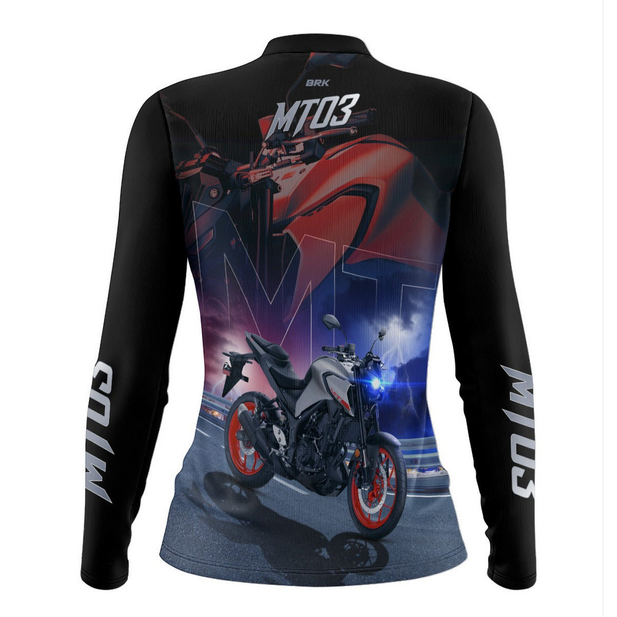 Camisa de Motociclismo Feminina Brk MT03 com Proteção UV50+