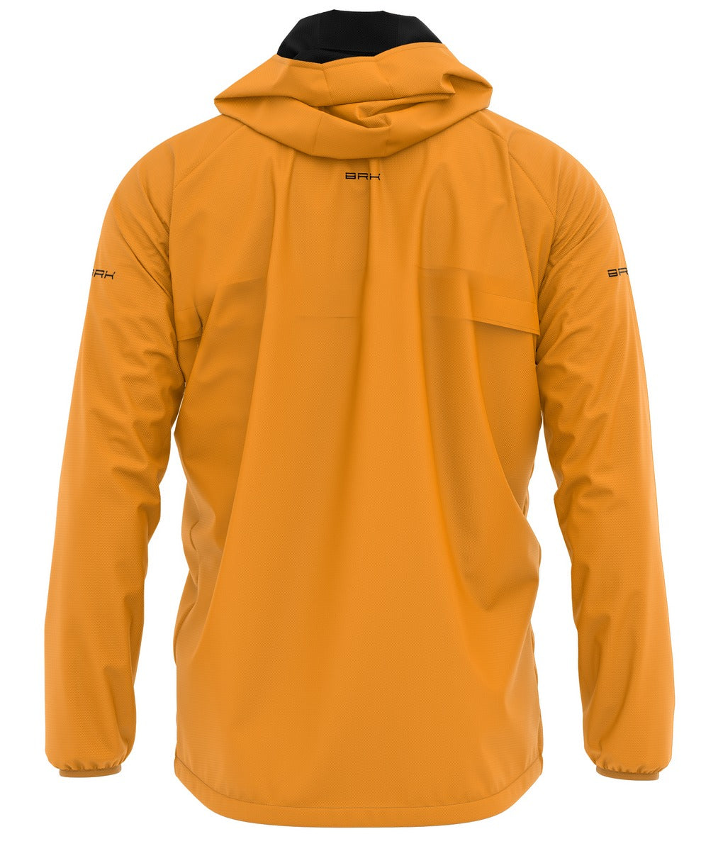 Jaqueta Corta Vento Impermeável Brk Laranja com Proteção UV50+