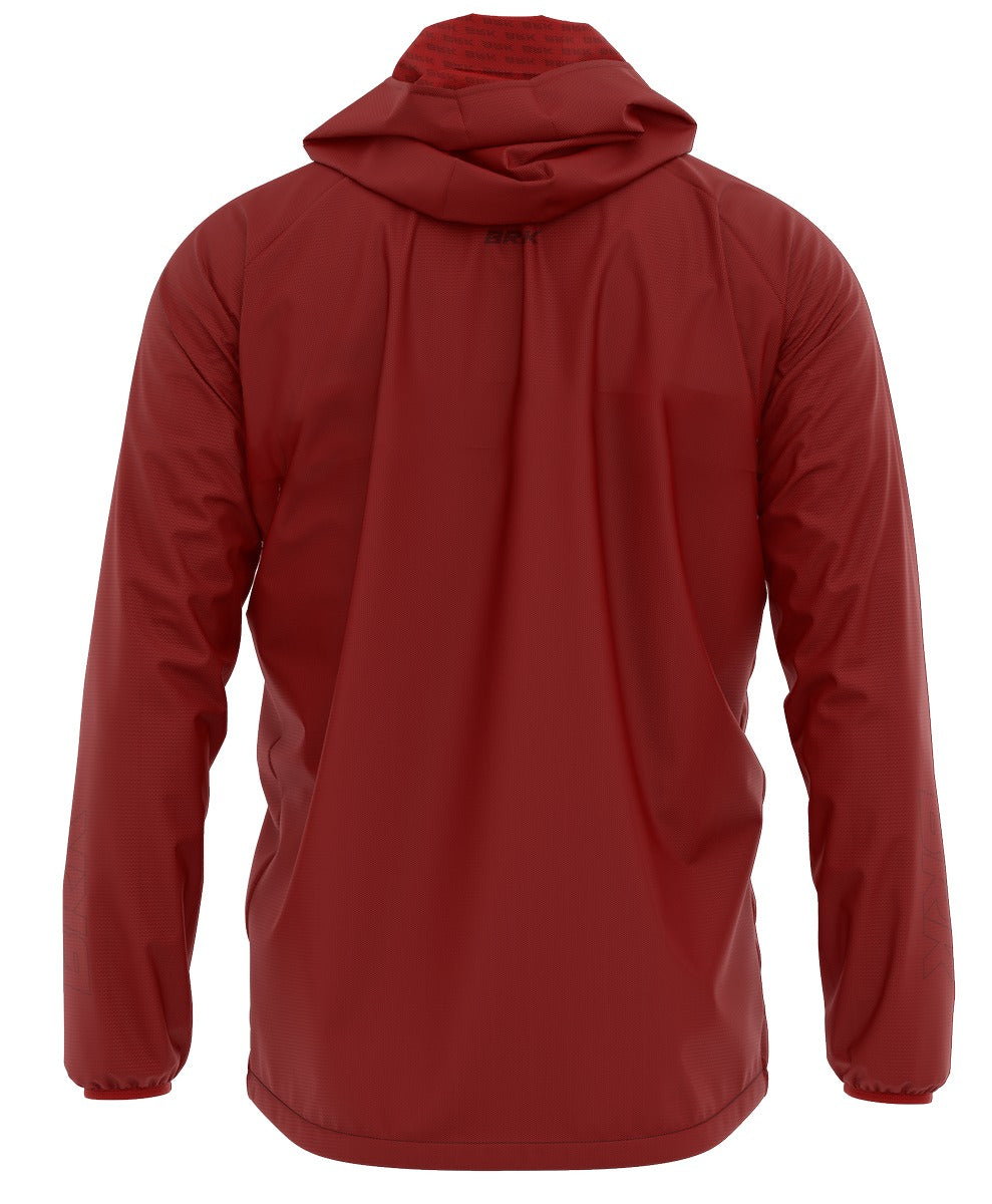 Jaqueta Corta Vento Impermeável Brk Bordô Repelente à Água com Proteção UV50+