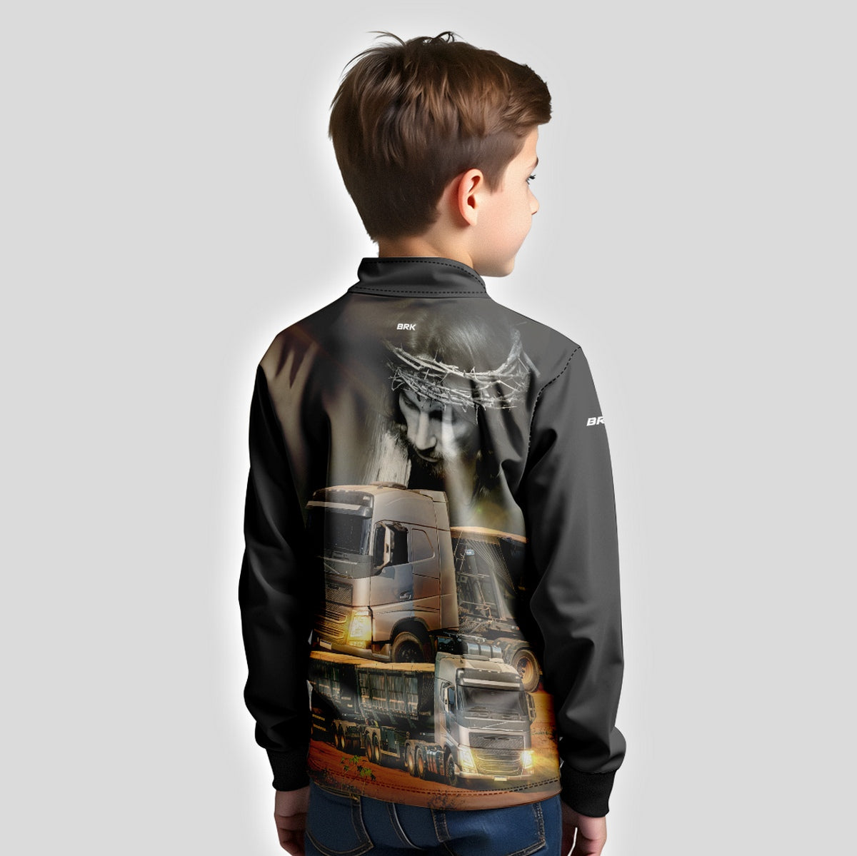 Camisa Infantil Brk Rodagem com Proteção Solar UV50+