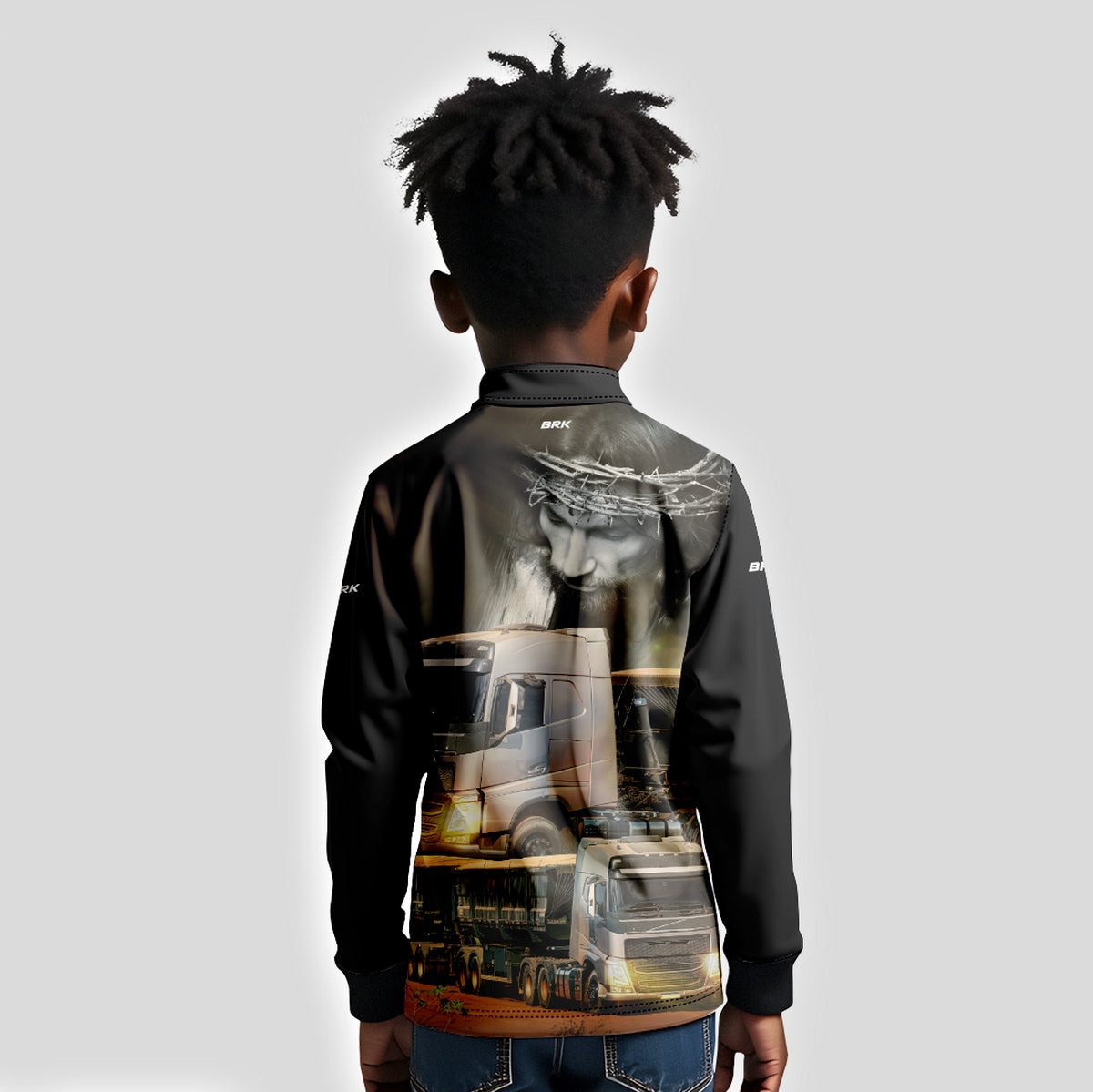 Camisa Infantil Brk Rodagem com Proteção Solar UV50+