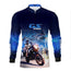 Camisa de Motociclismo Brk Azul GS R1300 com Proteção UV50+