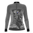 Camisa de Motociclismo Feminina Brk GS R1300 Mapa Mundi com Proteção UV50+