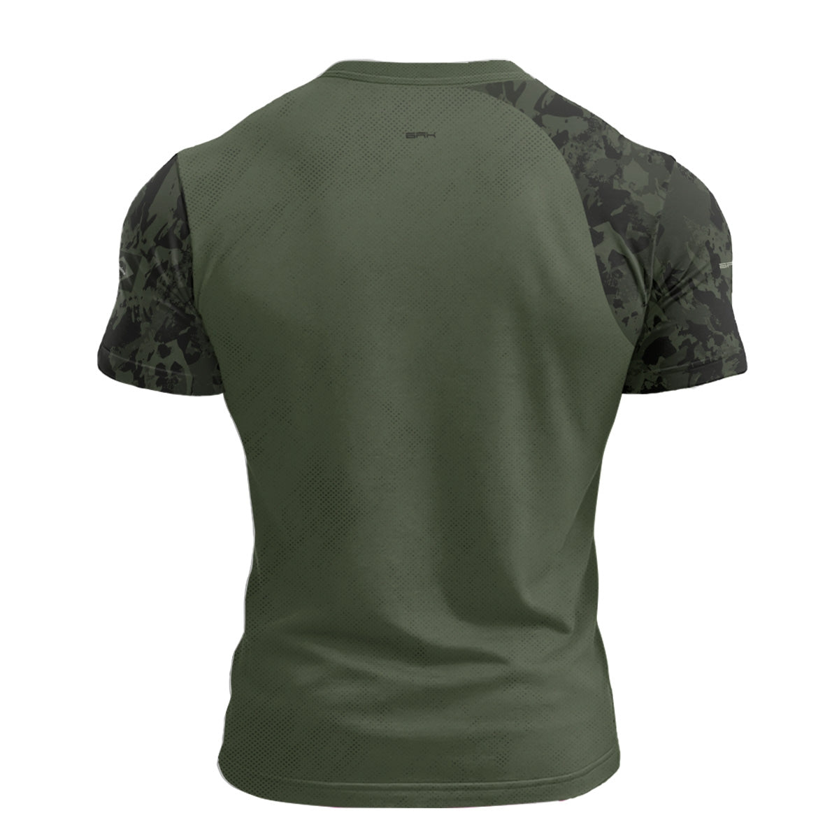 Camiseta Caveira Militar Brk Verde com Proteção UV50+