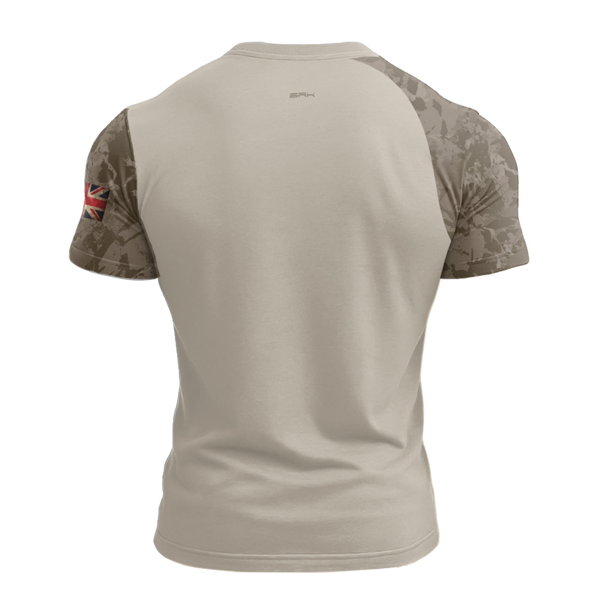 Camiseta Caveira Militar Brk Bege USA com Proteção UV50+