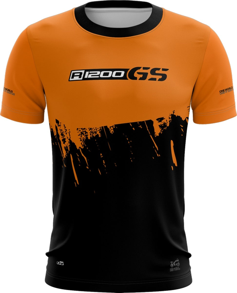 Camisa GS 1200 Black Orange Brk com Proteção UV50