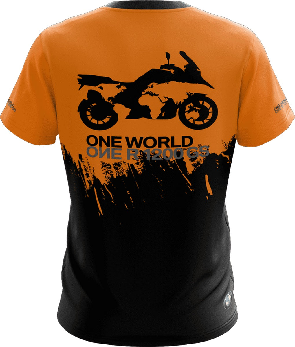 Camisa GS 1200 Black Orange Brk com Proteção UV50