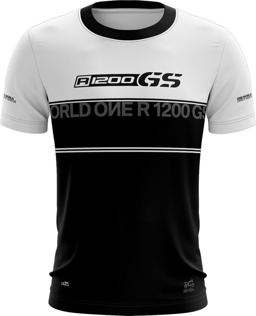 Camisa GS 1200 Black White Brk com Proteção UV50