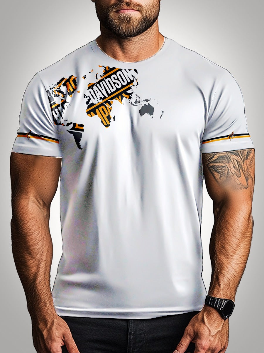 Camisa Harley Davidson World Branca Brk com Proteção UV50