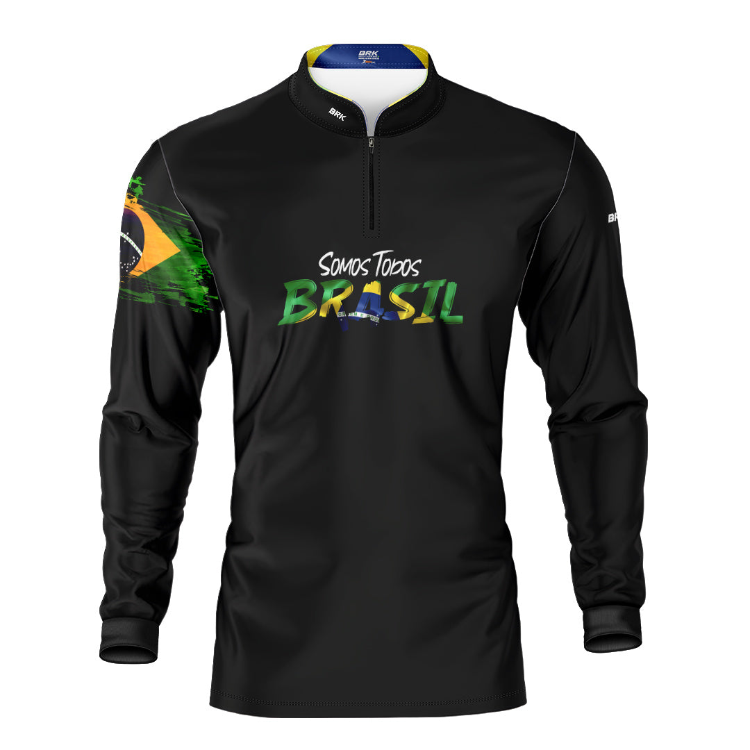 Camisa de Motociclismo Brk Patriota com Proteção Solar UV50+