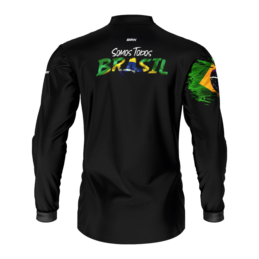 Camisa de Motociclismo Brk Patriota com Proteção Solar UV50+