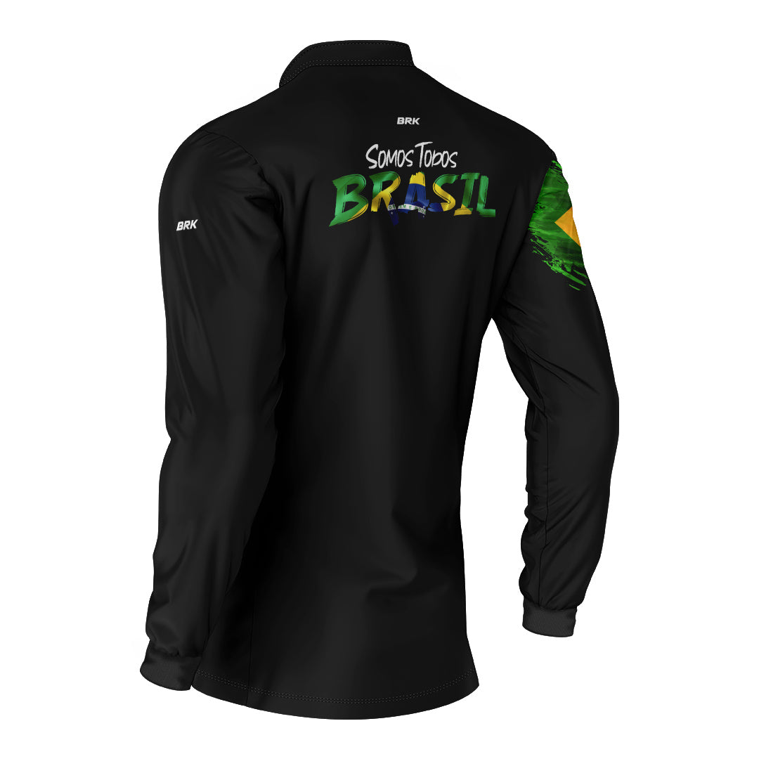 Camisa de Motociclismo Brk Patriota com Proteção Solar UV50+