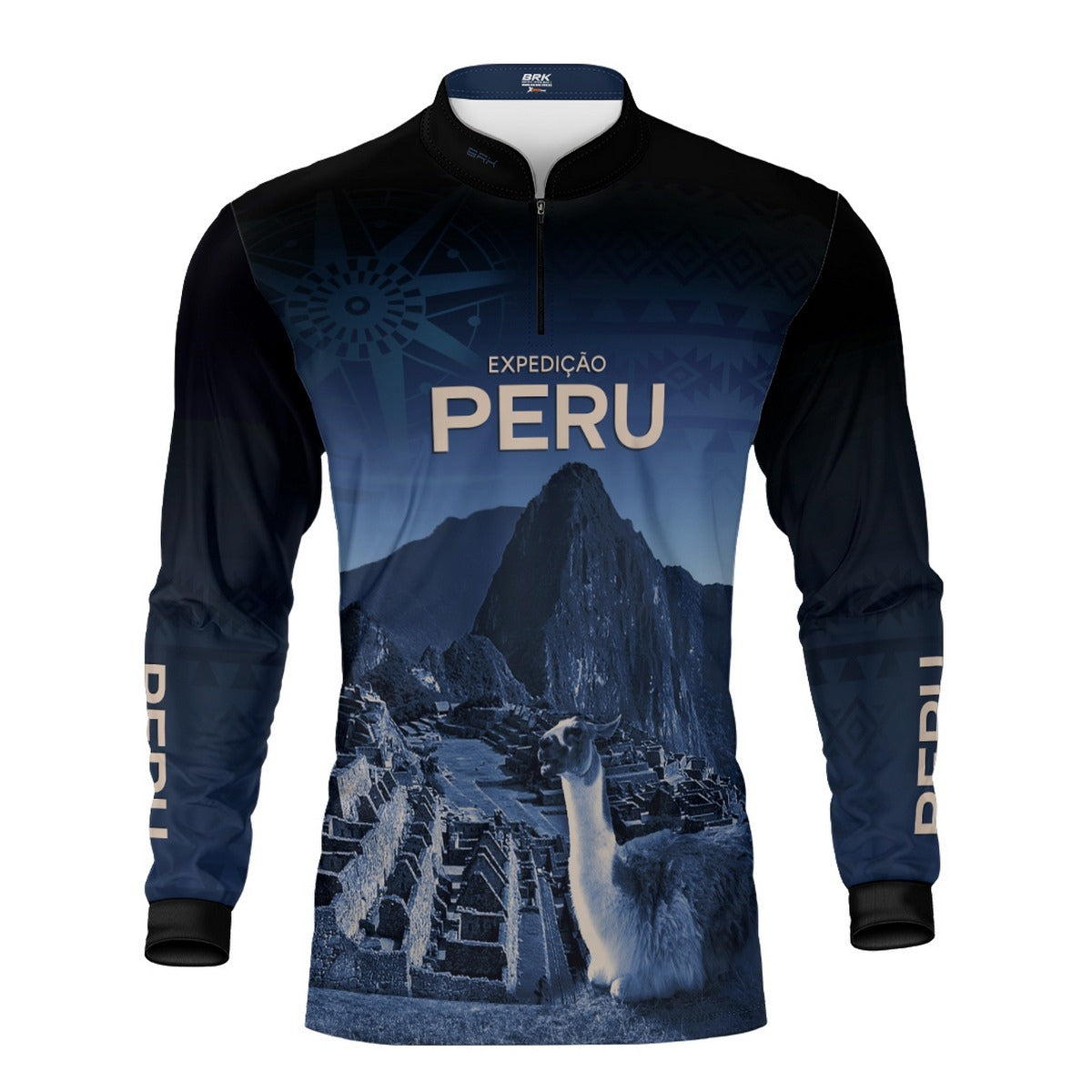 Camisa de Motociclismo Brk Expedição Peru com Proteção UV50