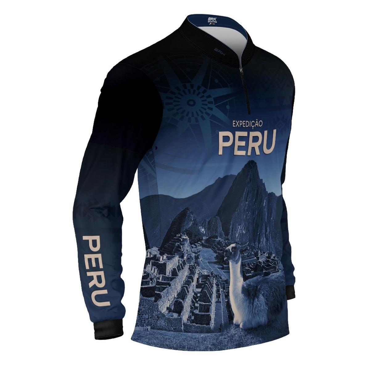 Camisa de Motociclismo Brk Expedição Peru com Proteção UV50