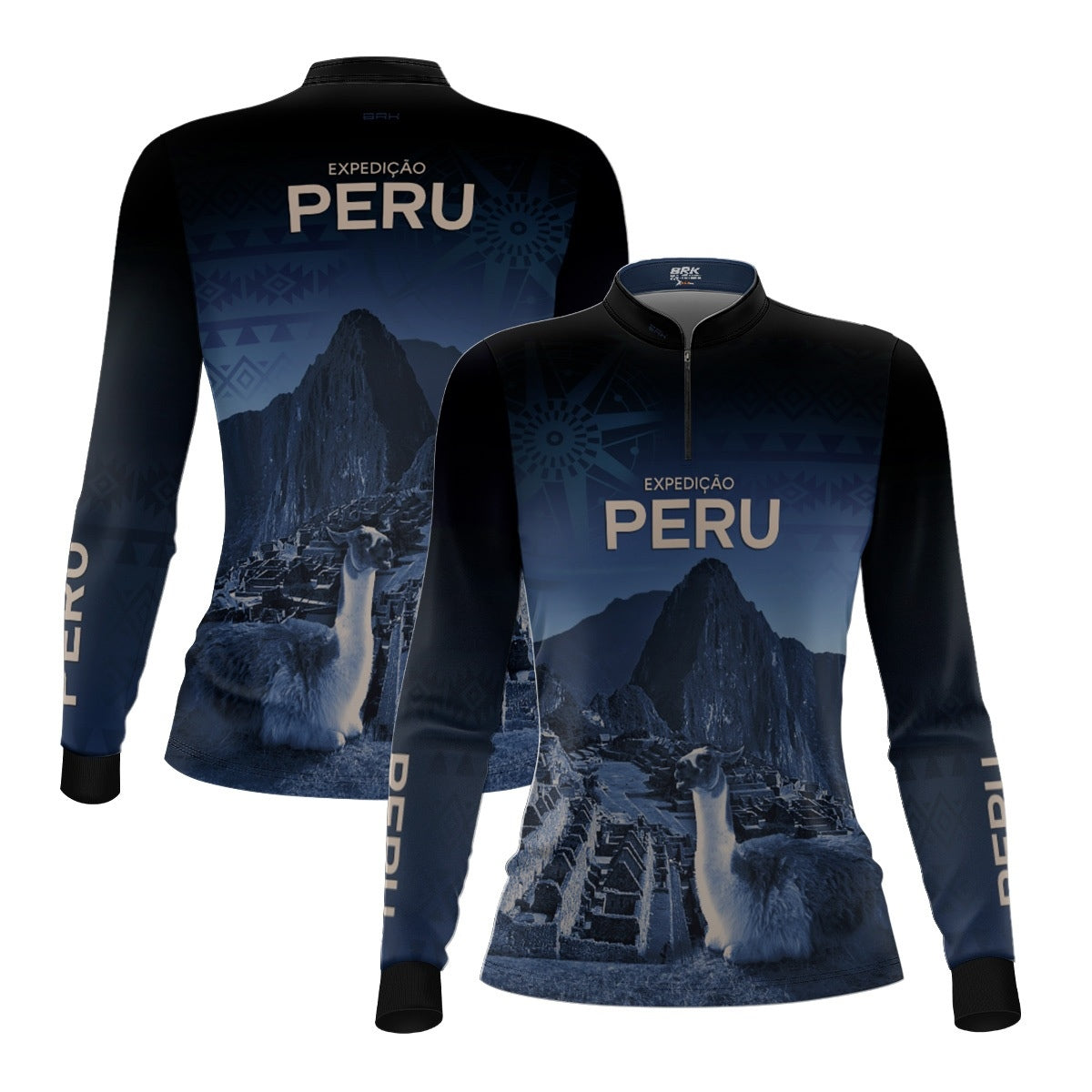 Camisa de Motociclismo Feminina Brk Expedição Peru com Proteção UV50