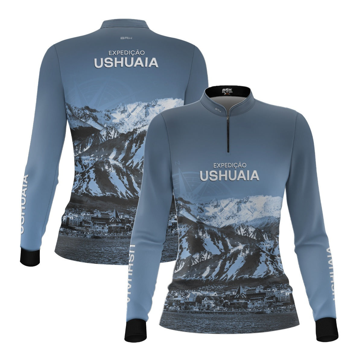 Camisa de Motociclismo Feminina Brk Expedição Ushuaia com Proteção UV50