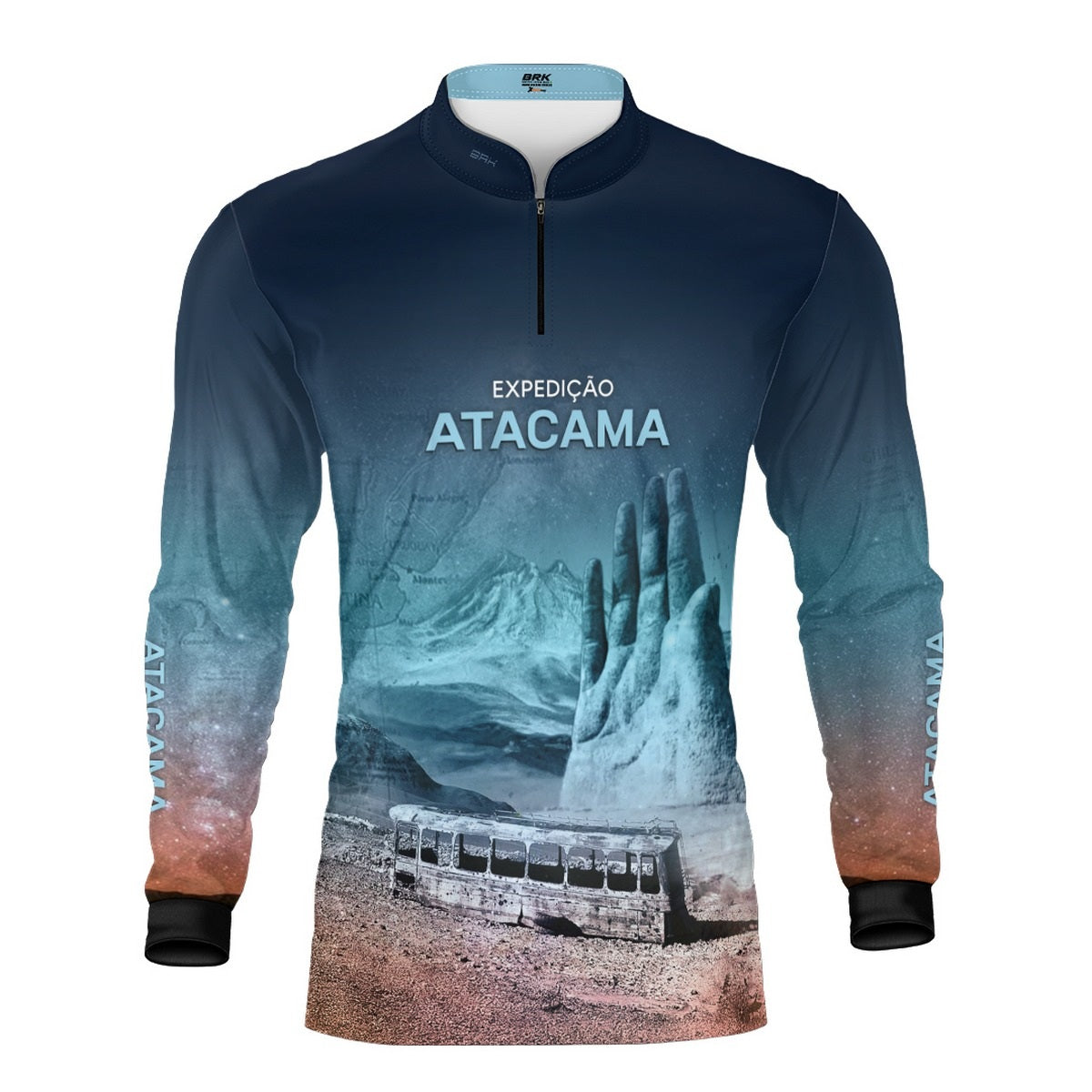 Camisa de Motociclismo Brk Expedição Atacama com Proteção UV50