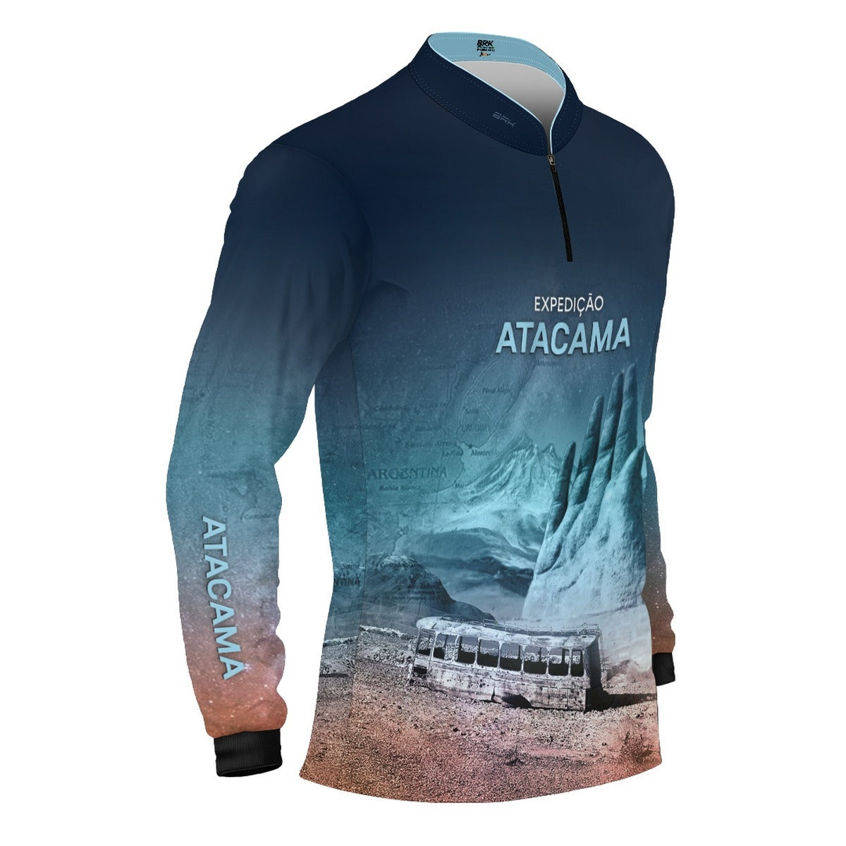 Camisa de Motociclismo Brk Expedição Atacama com Proteção UV50