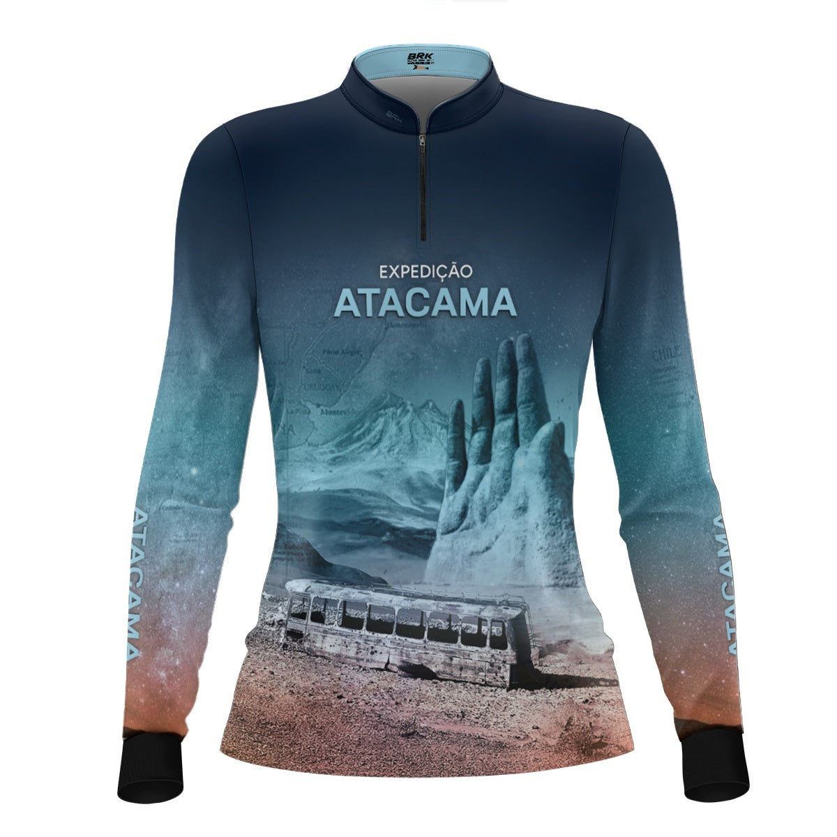 Camisa de Motociclismo Feminina Brk Expedição Atacama com Proteção UV50