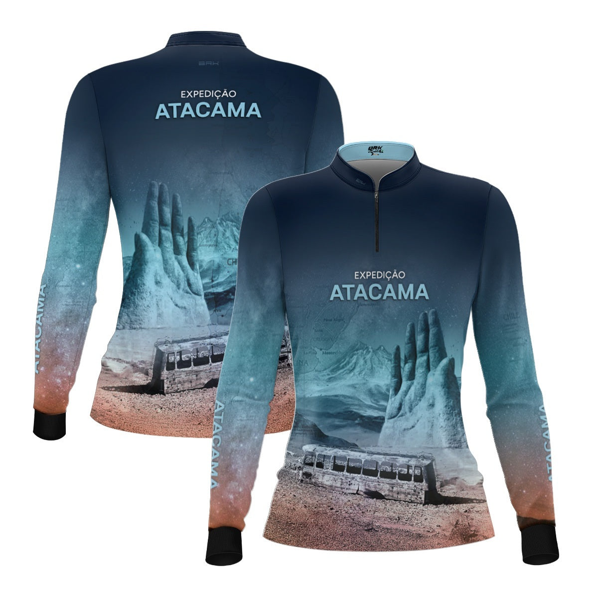 Camisa de Motociclismo Feminina Brk Expedição Atacama com Proteção UV50