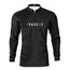 Camisa Manga Longa com Proteção UV50 Brk Preto Lisa 6 Marchas