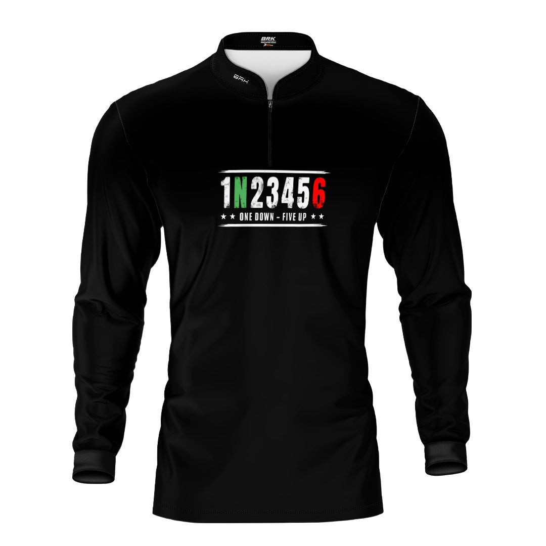 Camisa Manga Longa Brk Marchas 1 Pra Baixo 5 Pra Cima com Proteção UV50